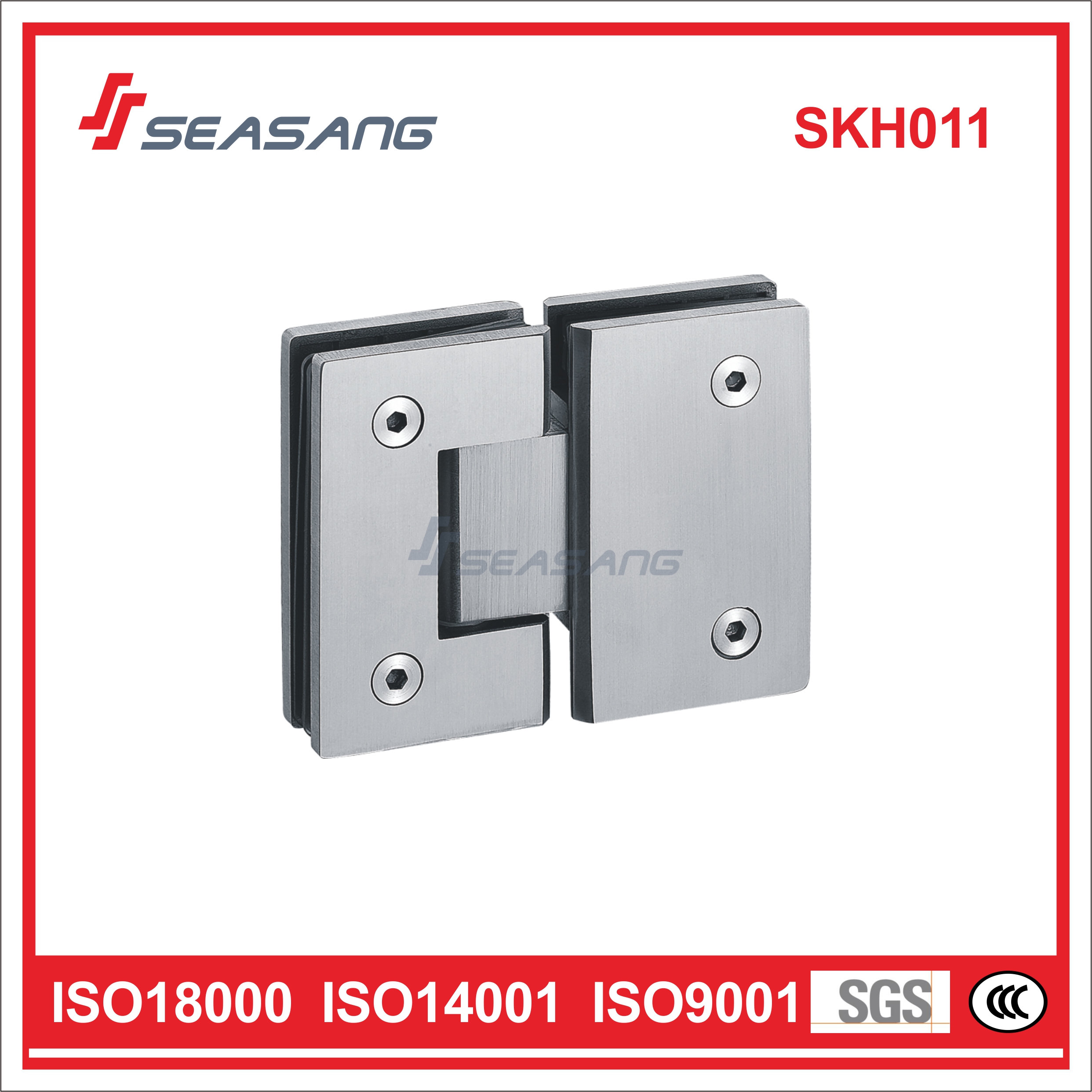 不锈钢玻璃门铰链SKH011